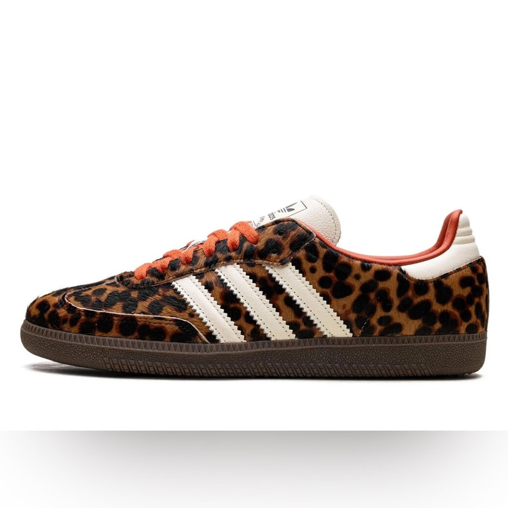 Adidas Samba OG Preloved Red Leopard JI2734 Women's Sneakers  Cheetah Pack - Picture 4 of 11